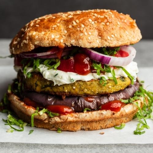 Half Pounder Veggie Burger