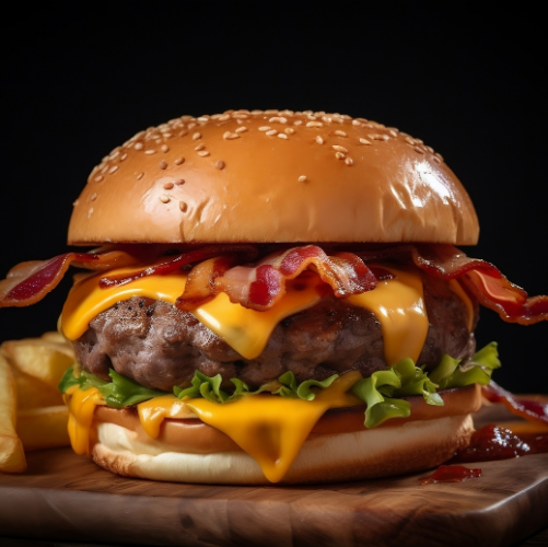 Qtr Pounder Hawaiian Burger